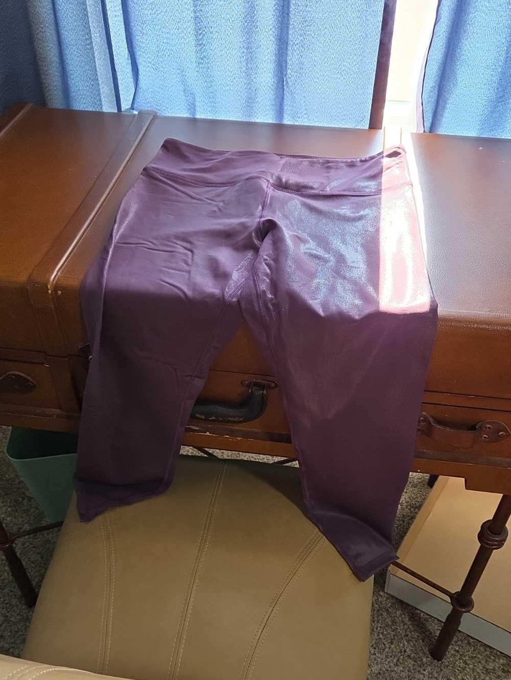 ZYIA Active Plum Metallic Plus Light N Tight 24"